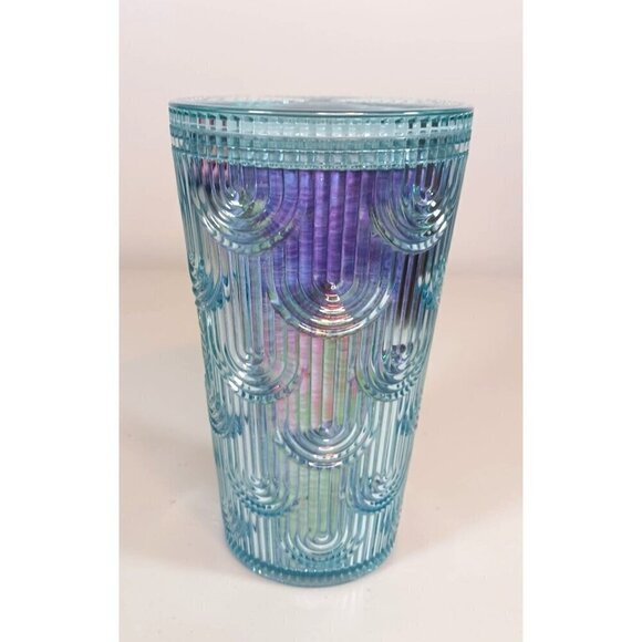 Starbucks 2022 Mermaid Scale Cold Tumbler Iridescent‎ Teal 16 0z. - Picture 4 of 9